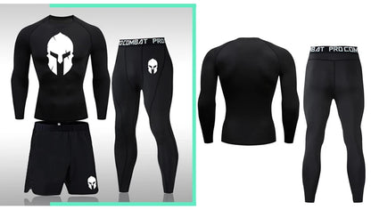 Men Sport Suits - Compression Workout Gear | Rashguard Shirts & MMA Fightwear - ZOOMNSTORE
