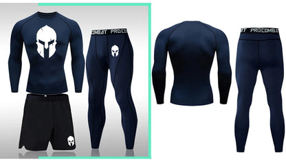 Men Sport Suits - Compression Workout Gear | Rashguard Shirts & MMA Fightwear - ZOOMNSTORE