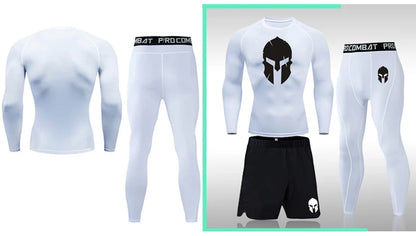 Men Sport Suits - Compression Workout Gear | Rashguard Shirts & MMA Fightwear - ZOOMNSTORE