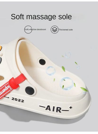 Men Summer Sandals - Lightweight Beach Slip On Soft EVA Clogs Waterproof Casual Shoes - ZOOMNSTORE