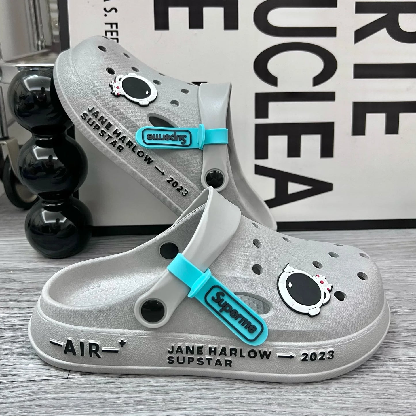 Men Summer Sandals - Lightweight Beach Slip On Soft EVA Clogs Waterproof Casual Shoes - ZOOMNSTORE