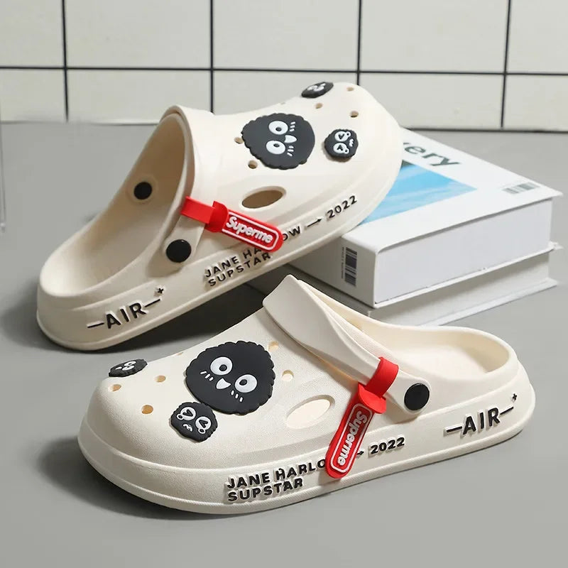 Men Summer Sandals - Lightweight Beach Slip On Soft EVA Clogs Waterproof Casual Shoes - ZOOMNSTORE