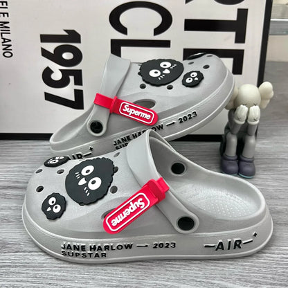 Men Summer Sandals - Lightweight Beach Slip On Soft EVA Clogs Waterproof Casual Shoes - ZOOMNSTORE