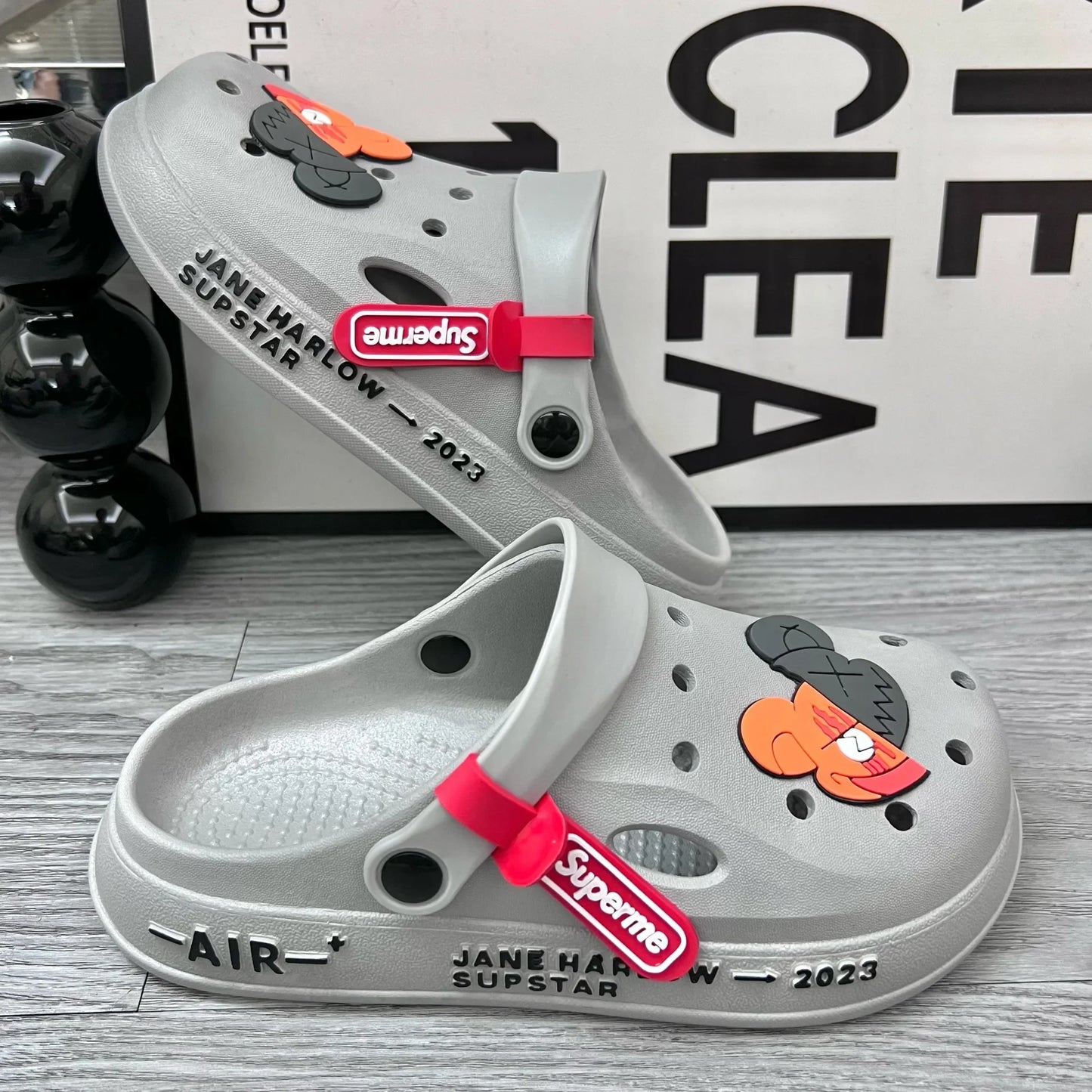 Men Summer Sandals - Lightweight Beach Slip On Soft EVA Clogs Waterproof Casual Shoes - ZOOMNSTORE