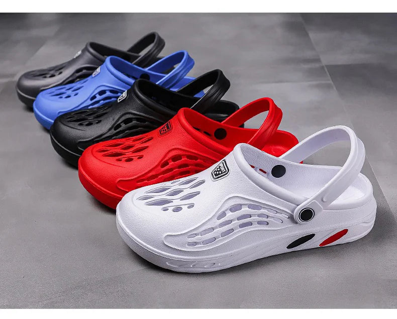 Mens Lightweight EVA Sandals - Casual Clogs for Beach and Outdoor Use Big Size 49 - ZOOMNSTORE