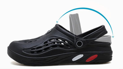 Mens Lightweight EVA Sandals - Casual Clogs for Beach and Outdoor Use Big Size 49 - ZOOMNSTORE