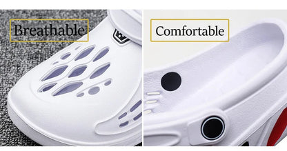 Mens Lightweight EVA Sandals - Casual Clogs for Beach and Outdoor Use Big Size 49 - ZOOMNSTORE