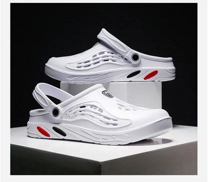 Mens Lightweight EVA Sandals - Casual Clogs for Beach and Outdoor Use Big Size 49 - ZOOMNSTORE