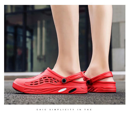 Mens Lightweight EVA Sandals - Casual Clogs for Beach and Outdoor Use Big Size 49 - ZOOMNSTORE