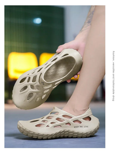 Men Summer Sandals – Lightweight EVA Casual Slip-On Shoes for Beach & Garden - ZOOMNSTORE