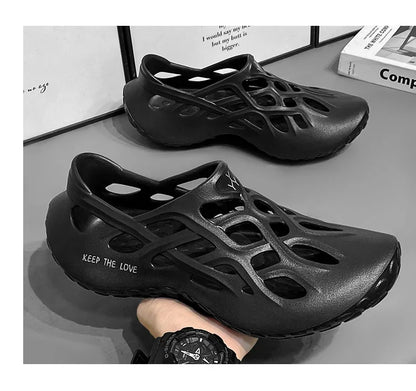 Men Summer Sandals – Lightweight EVA Casual Slip-On Shoes for Beach & Garden - ZOOMNSTORE