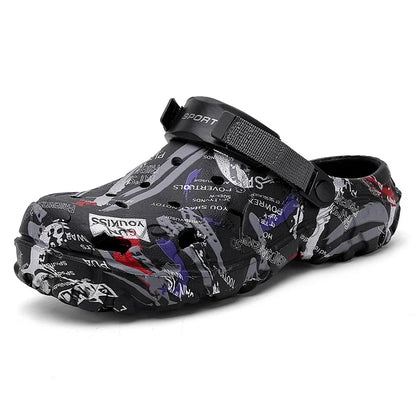 Men Summer Slippers - Lightweight Camouflage Platform Outdoor Clogs | Soft EVA Slides - ZOOMNSTORE