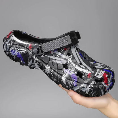 Men Summer Slippers - Lightweight Camouflage Platform Outdoor Clogs | Soft EVA Slides - ZOOMNSTORE