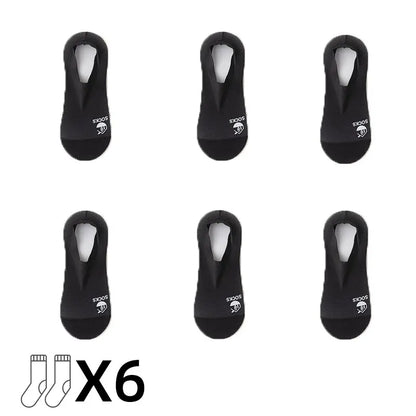 Mens Summer No-Show Socks - Thin Mesh Ankle Socks Sweat Absorbent Ultra-Thin Comfort - ZOOMNSTORE