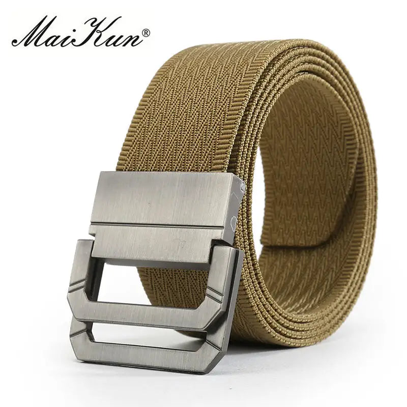 Men Tactical Belt - Durable Nylon Belts for Men with Double D-Ring Buckle - ZOOMNSTORE
