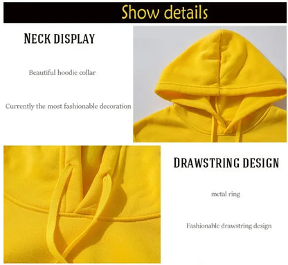 Men Tracksuit Set – Hooded Sweatshirt & Drawstring Pants | Autumn Running Sportswear - ZOOMNSTORE