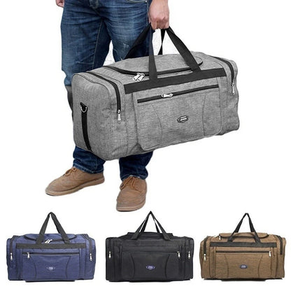Large Waterproof Oxford Duffle Bag - Mens Travel Hand Luggage - ZOOMNSTORE