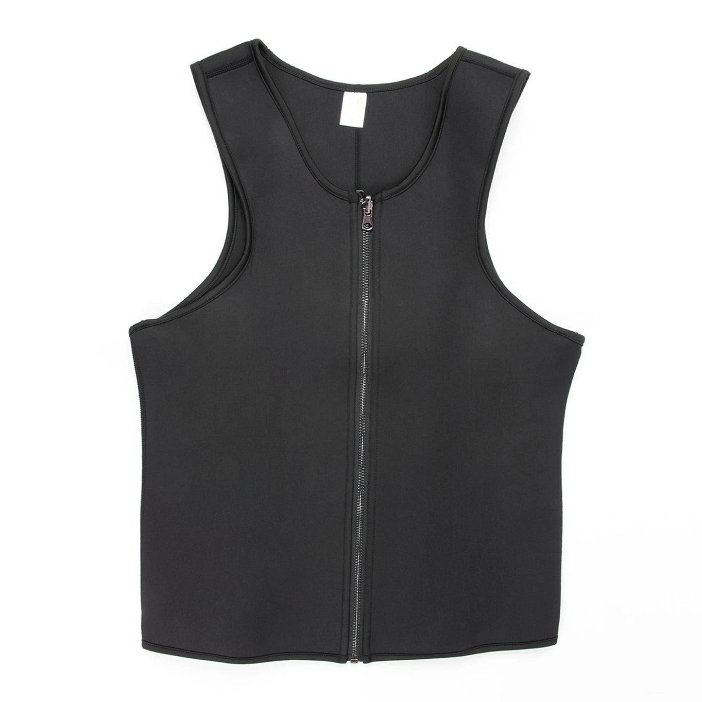 Men Waist Trainer | Tummy Control Vest - Fitness Corset Zip Sauna Tank Top - ZOOMNSTORE