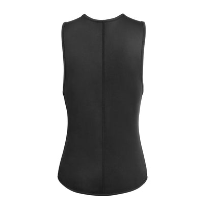 Men Waist Trainer | Tummy Control Vest - Fitness Corset Zip Sauna Tank Top - ZOOMNSTORE