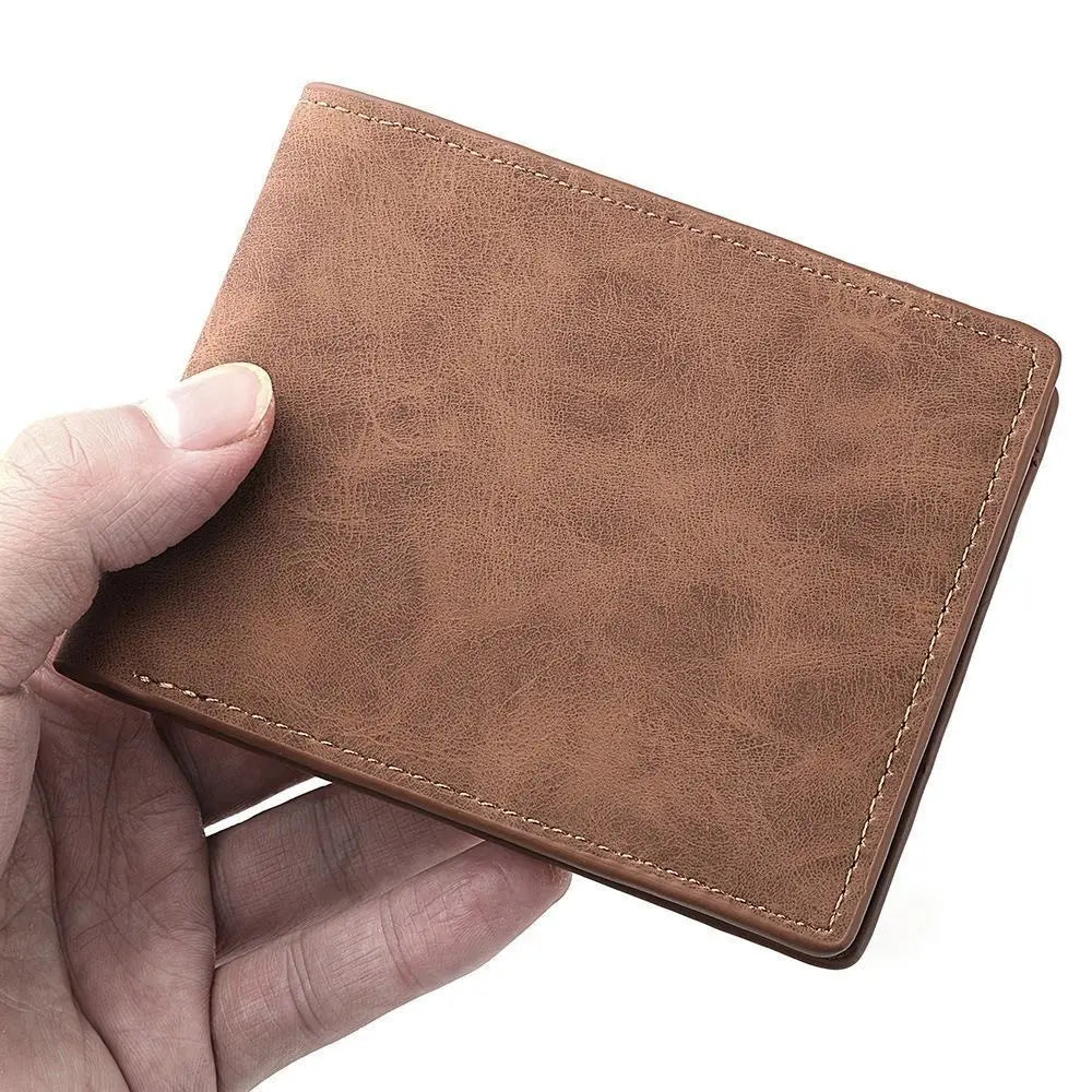 Mens Multi-Card Wallet - Fashionable PU Leather Coin Purse with Large Capacity - ZOOMNSTORE