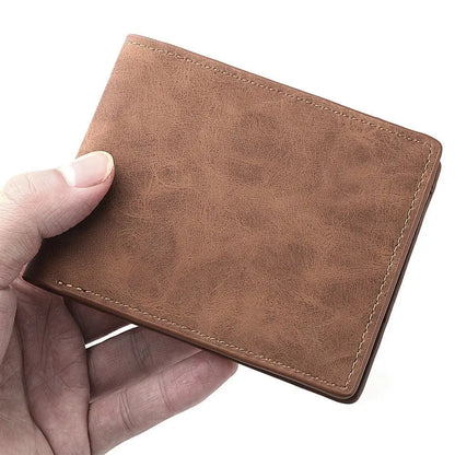 Mens Multi-Card Wallet - Fashionable PU Leather Coin Purse with Large Capacity - ZOOMNSTORE