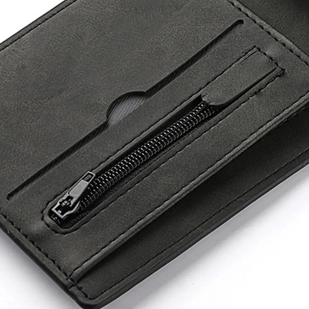 Mens Multi-Card Wallet - Fashionable PU Leather Coin Purse with Large Capacity - ZOOMNSTORE