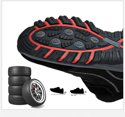 Waterproof Winter Men Boots Suede Warm Snow Outdoor Sneakers Boots Men Work Casual Shoes High-top Non-slip Ankle Boots - ZOOMNSTORE