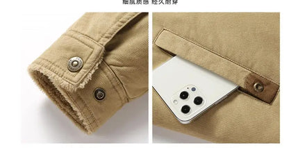 Men Winter Jackets - Thicker Warm Down Jackets | Cotton Casual Outerwear Coats - ZOOMNSTORE