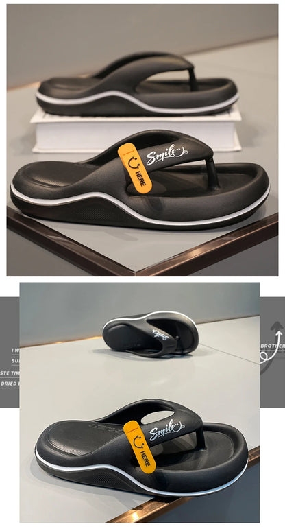 Super Soft Non-Slip Slippers - Thick Sole Flip Flops for IndoorOutdoor Use - ZOOMNSTORE