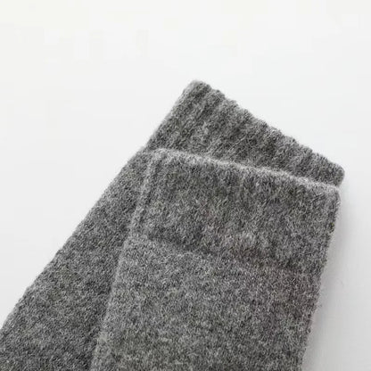 Mens Thick Wool Socks - Warm Solid Winter Socks for Cold Weather - ZOOMNSTORE