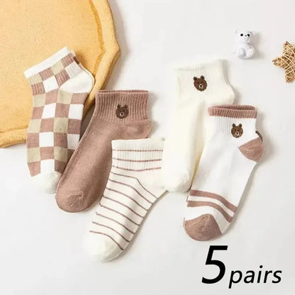 Mens Ankle Socks - 10 Pairs Breathable Cotton Summer Socks - ZOOMNSTORE