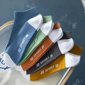 Mens Ankle Socks - 10 Pairs Breathable Cotton Summer Socks - ZOOMNSTORE