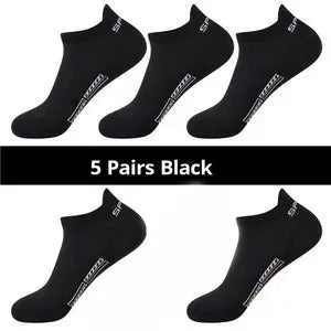 Mens Ankle Socks - 10 Pairs Breathable Cotton Summer Socks - ZOOMNSTORE