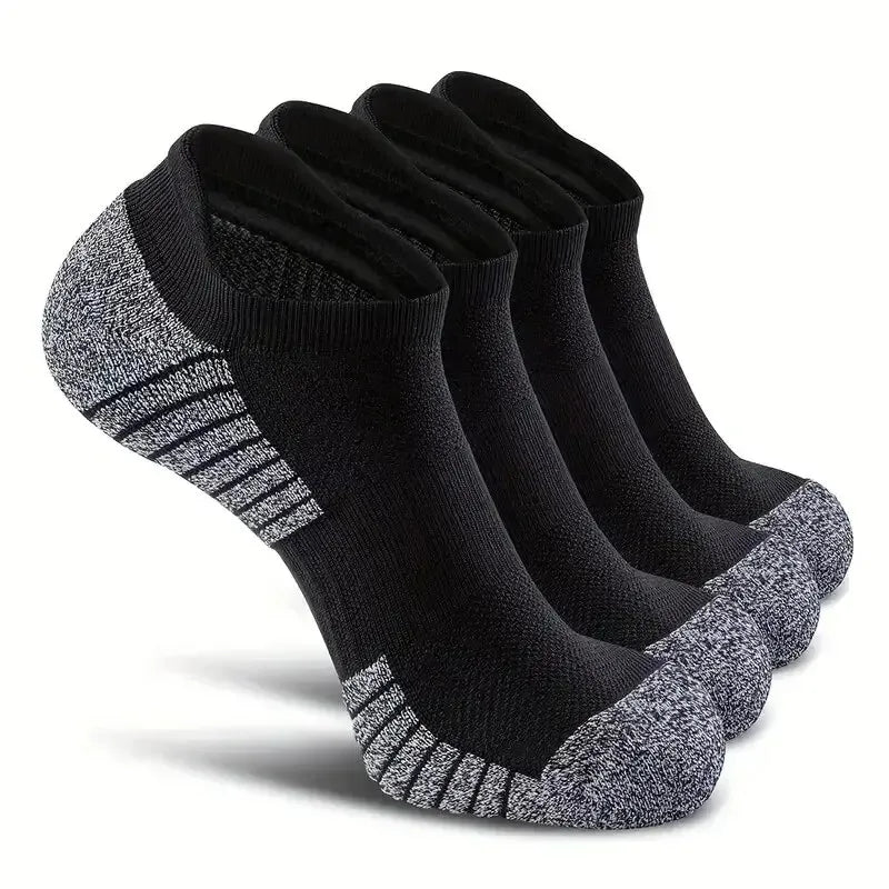 Mens Ankle Socks - 10 Pairs Breathable Cotton Summer Socks - ZOOMNSTORE