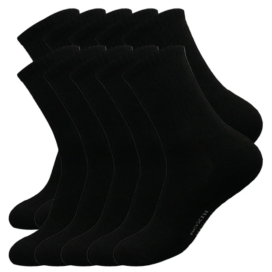 Men's Athletic Socks - 10 Pairs Low Cut Running Gym Hiking Comfortable Short Socks - ZOOMNSTORE