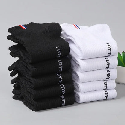 Men's Boat Socks - Breathable Cotton Blend Casual Short Socks | Multi-Pack - ZOOMNSTORE