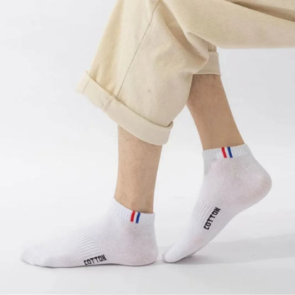 Men's Boat Socks - Breathable Cotton Blend Casual Short Socks | Multi-Pack - ZOOMNSTORE