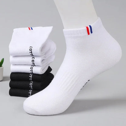 Men's Boat Socks - Breathable Cotton Blend Casual Short Socks | Multi-Pack - ZOOMNSTORE