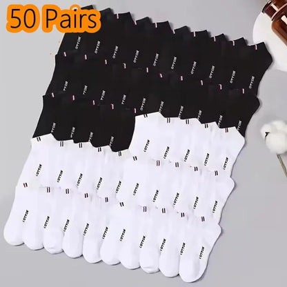 Men's Boat Socks - Breathable Cotton Blend Casual Short Socks | Multi-Pack - ZOOMNSTORE