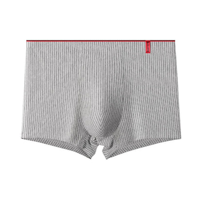Men's Boxer Shorts - Cotton Striped Boxers | Breathable Soft Fabric Underpants - ZOOMNSTORE