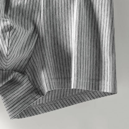 Men's Boxer Shorts - Cotton Striped Boxers | Breathable Soft Fabric Underpants - ZOOMNSTORE
