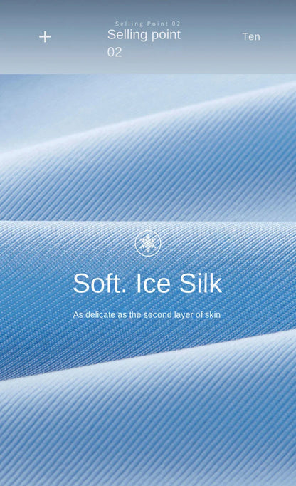 Mens Ice Silk Boxer Shorts - Breathable Cool Underwear Sexy Thin Lingerie Sizes L-6XL 4pcs Set - ZOOMNSTORE