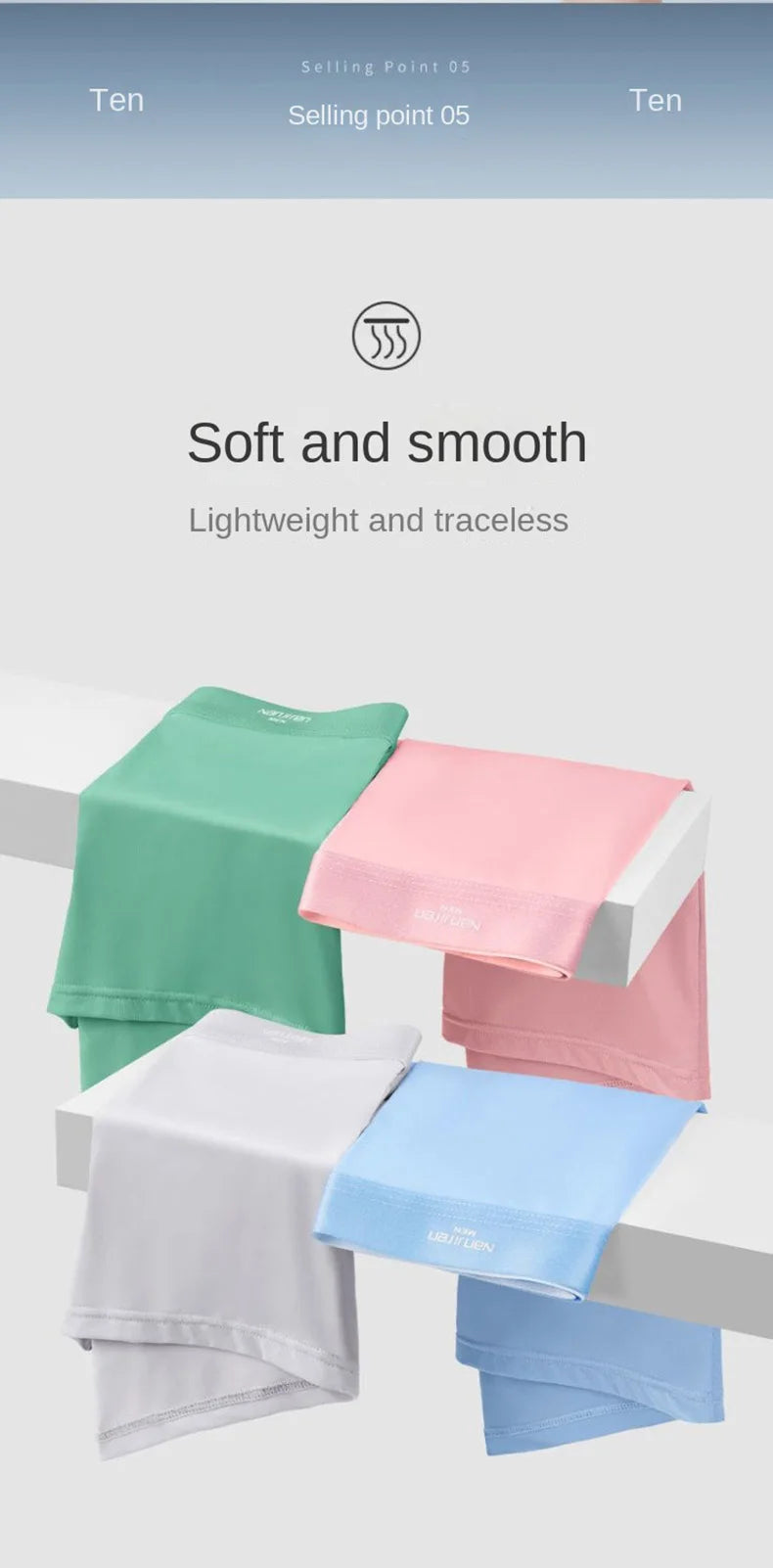 Mens Ice Silk Boxer Shorts - Breathable Cool Underwear Sexy Thin Lingerie Sizes L-6XL 4pcs Set - ZOOMNSTORE