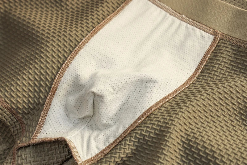 Men's Boxer Shorts Ice Silk Underwear - Breathable Plus Size Boxers Slim Fit - ZOOMNSTORE