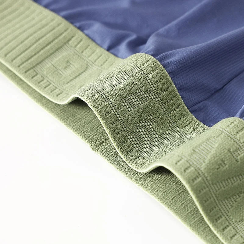Men's Boxer Shorts Plus Size Ice Silk Boxers - Comfortable Loose Breathable Nylon Underwear - ZOOMNSTORE