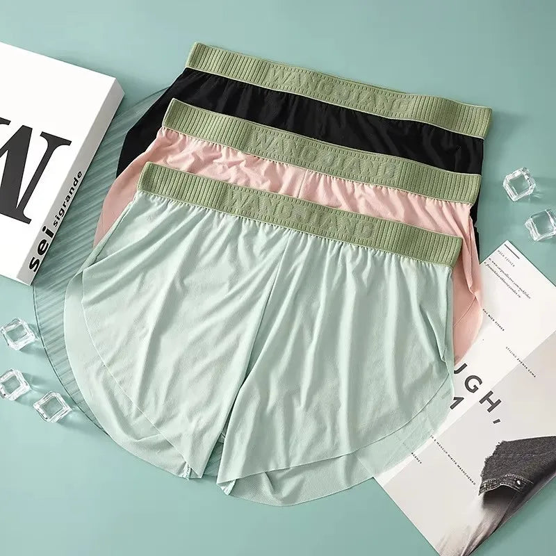Men's Boxer Shorts Plus Size Ice Silk Boxers - Comfortable Loose Breathable Nylon Underwear - ZOOMNSTORE