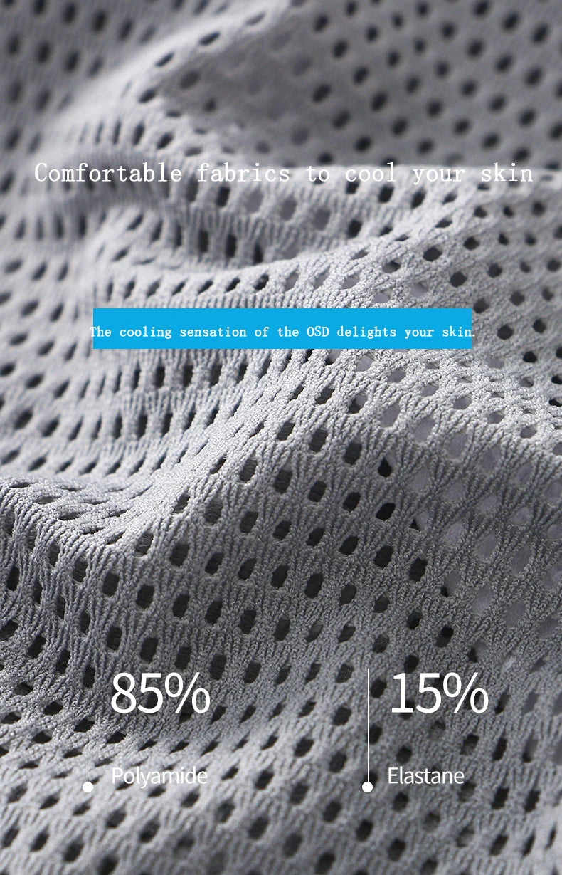 Men's Breathable Boxer Shorts - Mesh Athletic Underwear, Quick Dry Nylon Spandex - ZOOMNSTORE