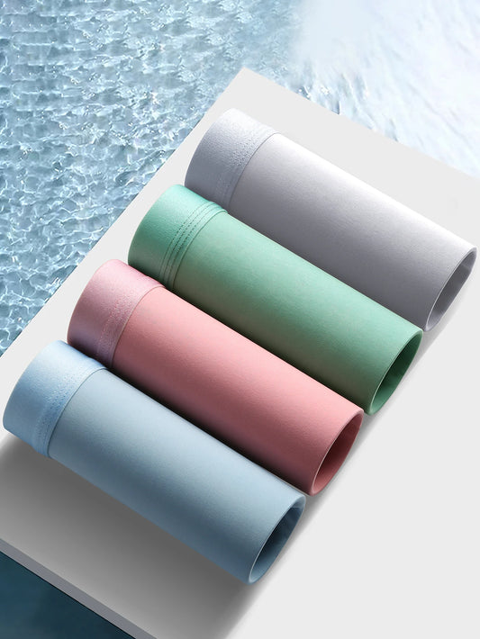 Mens Ice Silk Boxers - Breathable Soft Underwear for Sports  Casual Wear - ZOOMNSTORE