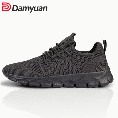 Mens Lightweight Breathable Mesh Sneakers - Casual Summer Running Shoes Outdoor Sports Size 36-49 - ZOOMNSTORE