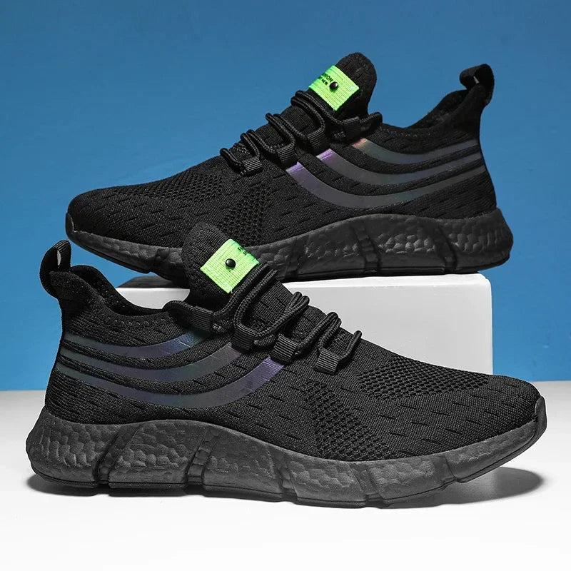 Mens Breathable Platform Sneakers - Comfortable Summer Running  Walking Shoes - ZOOMNSTORE